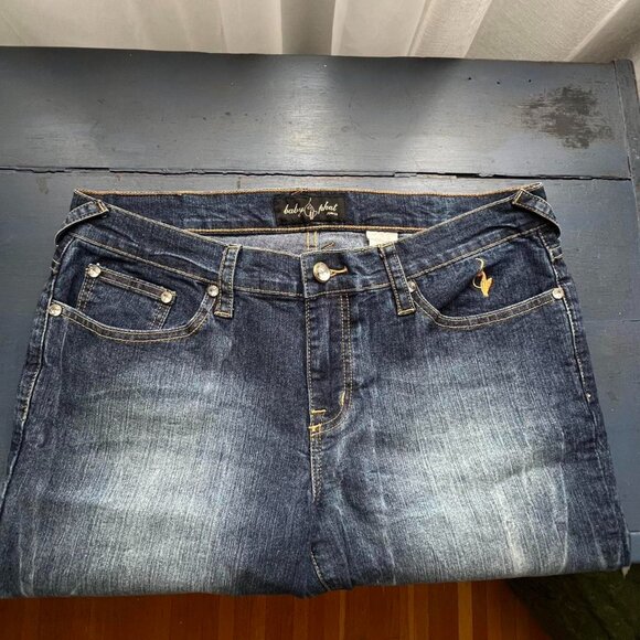 Women's Navy and Blue Jeans - Picture 1 of 4